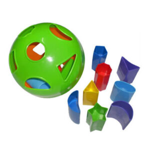 Pelota con figuras de encastres