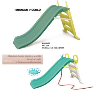 Tobogan Piccolo. 4 niveles. 138 x 39 x 87cm