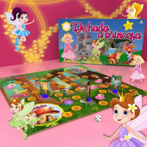 Juego de recorrido. De Hada a Princesa.