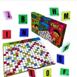 Juego palabras. Cruzando Palabras Jr. Fichas plasticas.Edad +6.