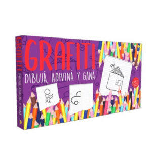 Juego dibujo grafiti.Dibuja, adivina y gana.juego de recorrido.Edad +8