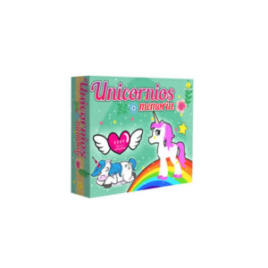 Memoria Unicornios. Fichas plasticas ilustrados.