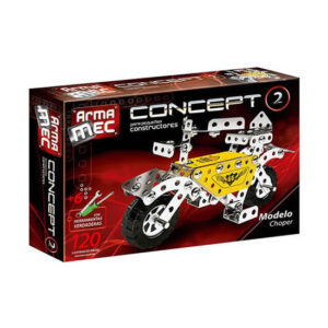 Armamec de 120 piezas metálicas.Incluye tornillos y herramientas.Medida de la caja:26cm x 18cm