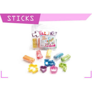 Kit de masa x 5 sticks más 5 moldes