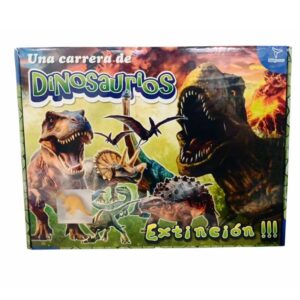 Juego de recorrido. Carrera de dinosaurios