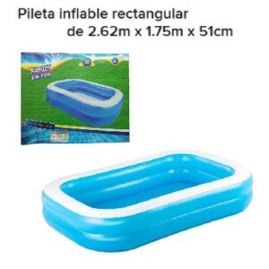 Pileta Family 262 x 175 x 51cm