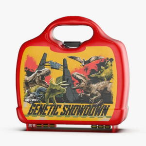 Lunchera pástica Jurassic world.Medida:21.5cm x 20cm