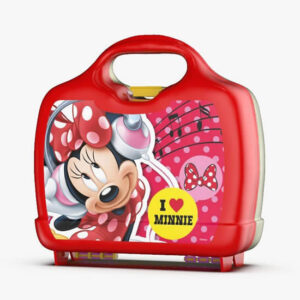 Lunchera plástica de Minnie.Medida:12.5cm x 13cm