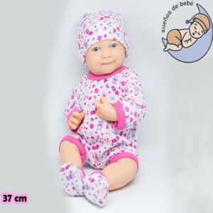 Bebe recien nacido clarita 37cm cuerpo goma