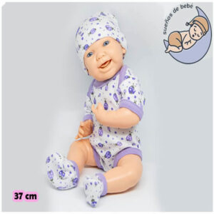 Bebe recien nacida male cuerpo de goma