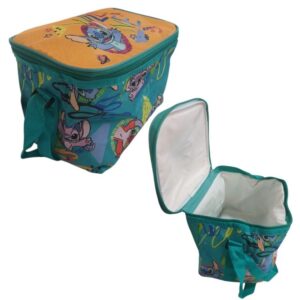 Lunchera termica tela 18cm de alto x 16cm de ancho Stitch