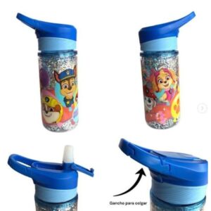 Botella doble pared con glitter Paw Patrol