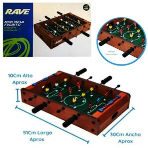 Mesa Metegol. Medidas 48,5 x 30,5 x 9cm. Incluye 2 pelotas