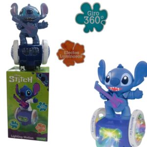 Stitch Luces en movimiento. Gira 360