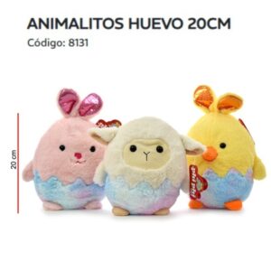 Conejo/ pollito/ cordero huevo 20cm