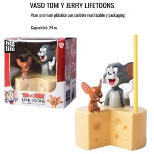 Vaso 3D Tom y Jerry. 700cc