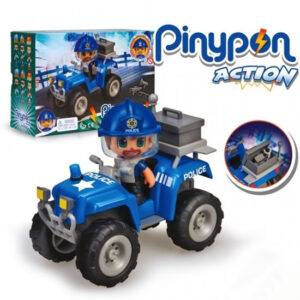 Pin y pon cuatriciclo,colección action.Medida de la caja:20cm x 14cm