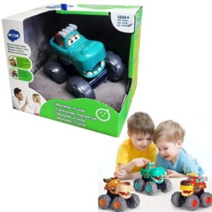 Camiones monstruo a friccion  10 cm largo x 13cm alt