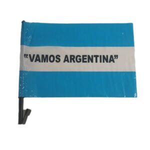 Bbandera plastica para auto 0.28cm x 0.42cm
