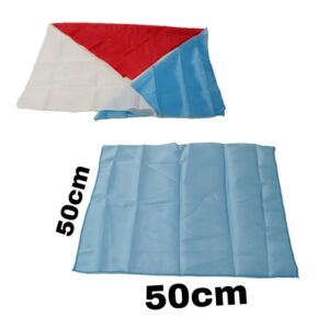 Pañuelos colores lisos. Celeste/ Blanco/Rojo.