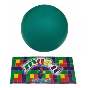 Pelota macu chica. Diámetro 13 cm,material goma espuma