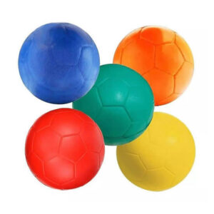 Pelota macu fútbol de goma espuma.Diámetro 18 cm