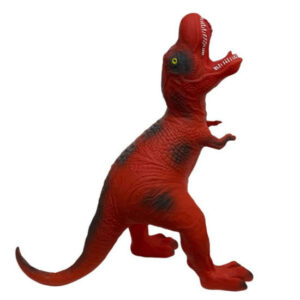 Dinosaurio goma 60cm de alto,57 de largo