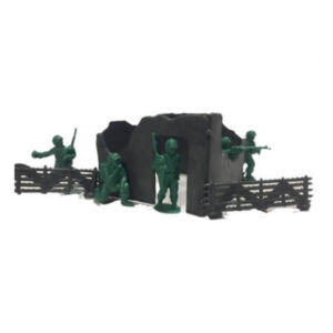Soldados con casita plastica
