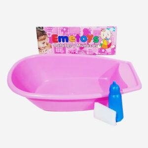 Bañera plastica con babero