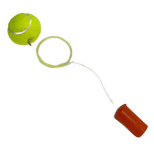 Repuesto para el tenisol, es una pelota de felpa con el tapón.