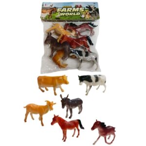 Animales Granja set x 6 810