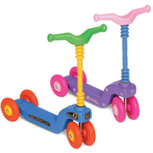 Monopatin plastico quickly 62x 62 cm viene en naranja y rosa