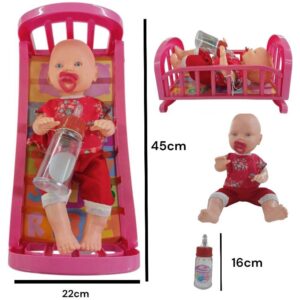 Bebe Retoño con cuna