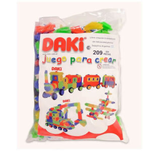 Daki 209 de 224 piezas con ruedas y cabecitas para armar muñequitos