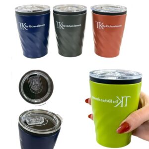 Vaso termico plastico doble pared chico c/tapa 350cc HRA551