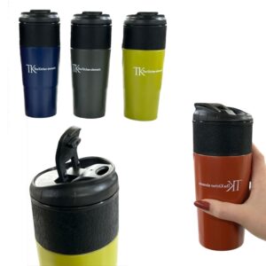 Vaso termico plastico doble pared con tapa 450cc HRA392