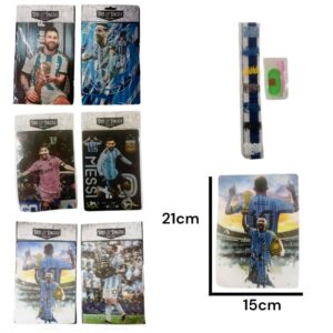 Lamina con diamantes Messi / Mundial Futbol 1463