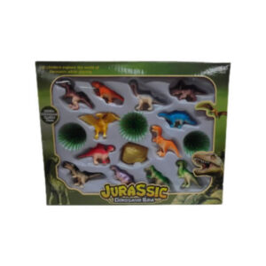 Set de 16 dinosaurios de 6cm.Caja 26.5 x21cm
