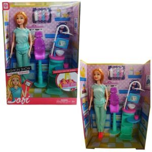 Muñeca Sofi dentista 12390. Trae accesorios y silla .