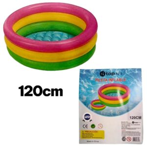 Pileta 120cm 3 tubos lisos