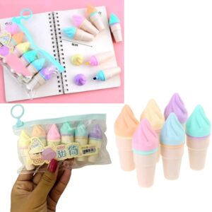 Resaltador x 6 Helado