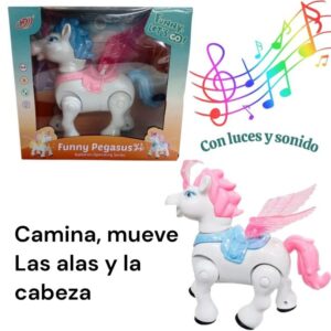 Pony que tiene luces, sonido, mueve las alas y camina. 958