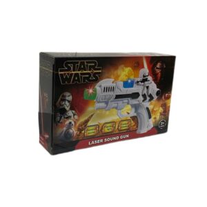 Pistola espacial 20cm con luz y sonido.Caja 22 x13.5cm