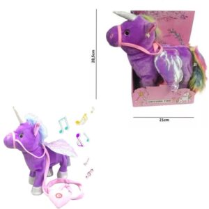 Unicornio a control remoto. Camina y tiene música.