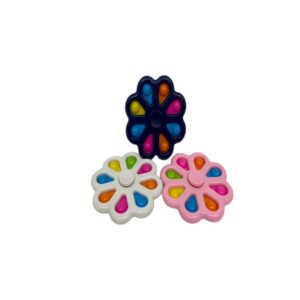 Spinner multicolor con pop it