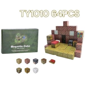 Bloques magneticos cubos x 64 piezas