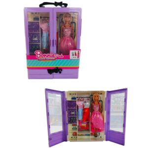 Muñeca Bonnie Armario con ropa y accesorios.