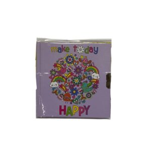 Diario intimo 15X15 con llave mandala.