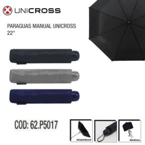 Paraguas Unicross corto manual liso