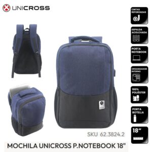 Mochila 18 pulgadas Unicross 427